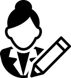 Edit Woman With Bund Profile Outline Icon Svg Set, Free Vectors File